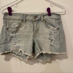 american eagle jean shorts